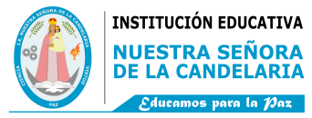 Institución Educativa Nuestra Señora de la Candelaria. Dirección: Calle 10 6Sur-01 Malambo (Atlántico) Logo